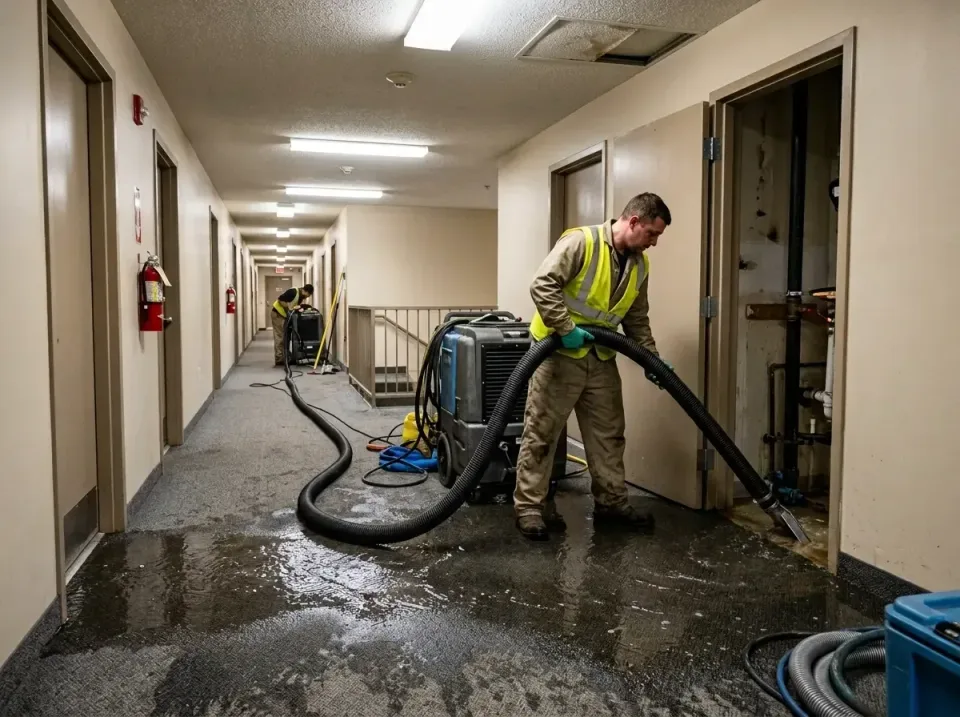 multi-unit-apartment-hallway-f-005 — frequently asked questions, Emergency Burst Pipe Water Extraction & Removal in Missouri…